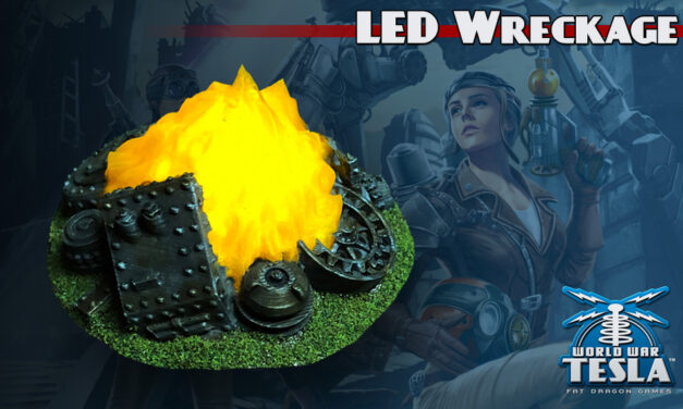 World War Tesla™ LED Wreckage FDG0284