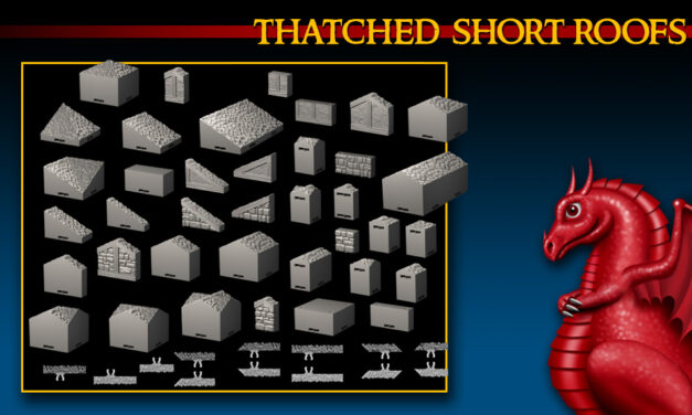 DRAGONLOCK: Dragonshire Thatched Short Roofs FDG0313