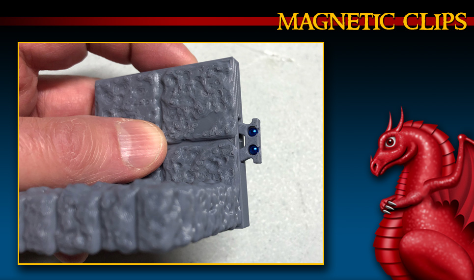 DRAGONLOCK™ Magnetic Base Clips - Dragon Games