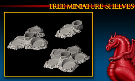 DRAGONLOCK: Shadowgrove Tree Miniature Shelves FDG0325