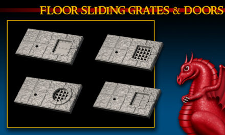 DRAGONLOCK: Dungeon Sliding Grates & Doors FDG0326