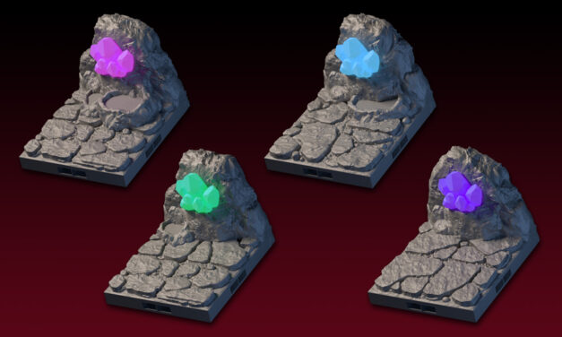 DRAGON TILES: Cavern LED Crystal Walls FDG0388