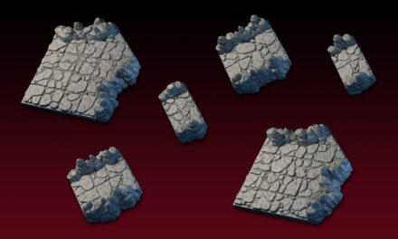 DRAGON TILES: Cavern Angled Walls FDG0389