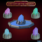 DRAGONLOCK Lost City of the Dwarves: LED Crystals FDG0414