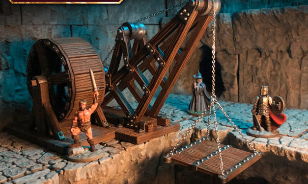 DRAGONLOCK Lost City of the Dwarves: Dwarven Mine Crane FDG0415